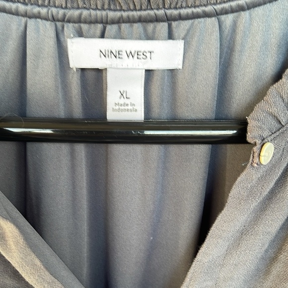 Nine West comfortable gray cinched waist dress size XL - Picture 2 of 5